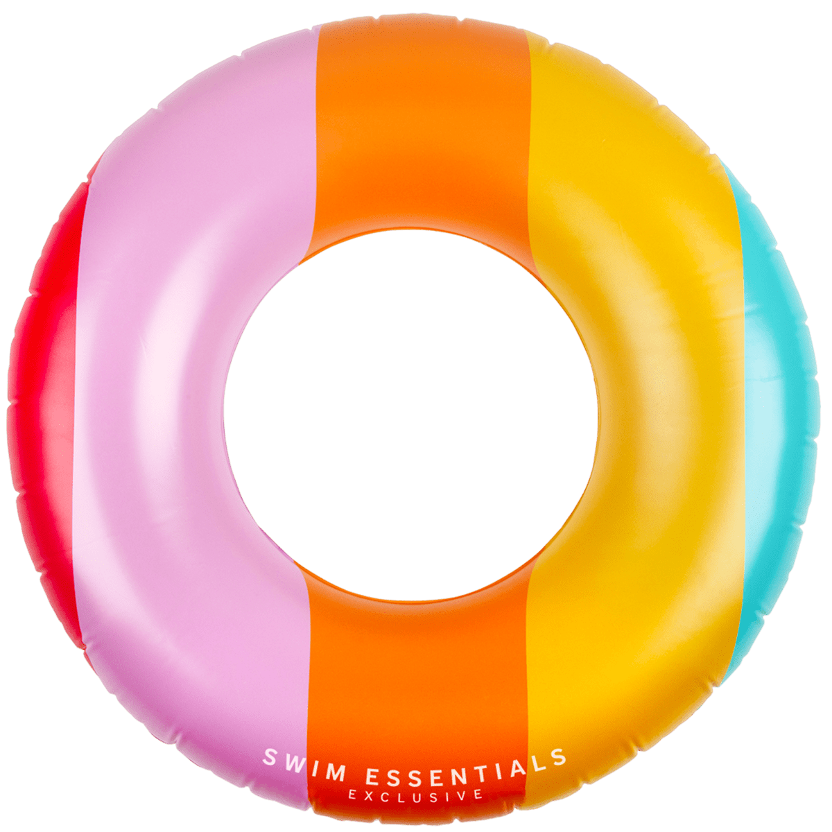 Swim Essentials Napihljiv plavalni obroč 90cm, Rainbow - PUFFI