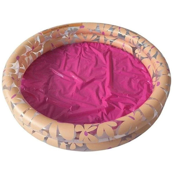 Swim Essentials Otroški bazen 100cm, Pink Flowers - PUFFI