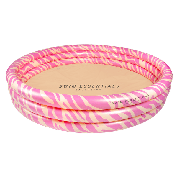 Swim Essentials Otroški bazen 150cm, Pink Zebra - PUFFI