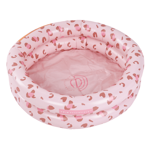 Swim Essentials Otroški bazen 60cm, Old Pink Leopard - PUFFI