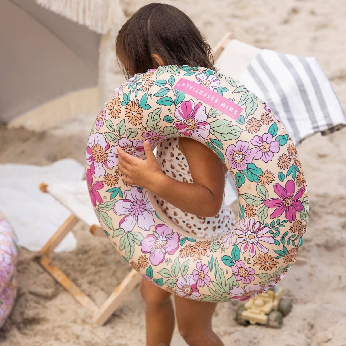 Swim Essentials Otroški plavalni obroč 55cm, Blossom - PUFFI