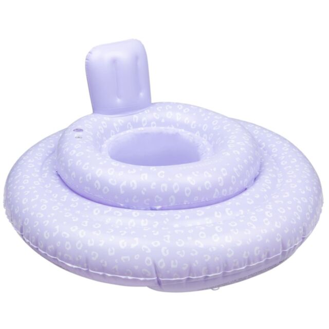 Swim Essentials Otroški plavalni obroč s hlačkami, Lilac Panther Print - PUFFI