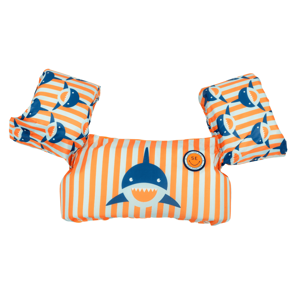 Swim Essentials Otroški plavalni pripomoček z rokavčki, Blue Shark - PUFFI