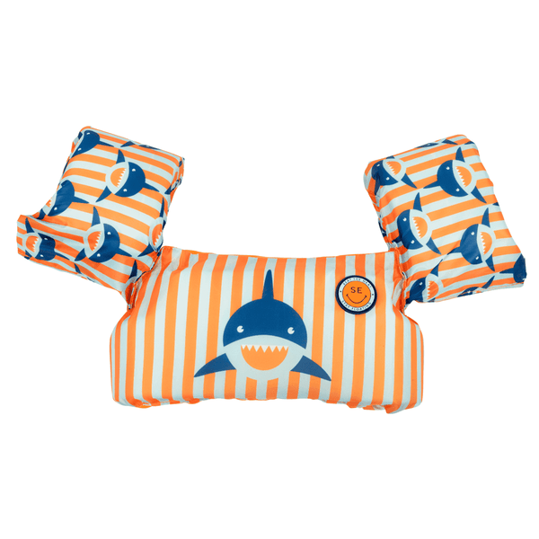 Swim Essentials Otroški plavalni pripomoček z rokavčki, Blue Shark - PUFFI