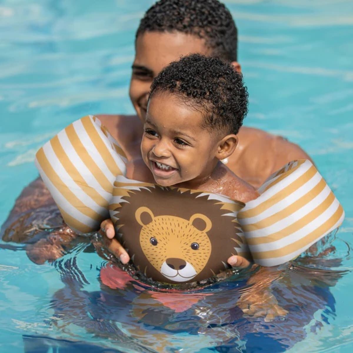 Swim Essentials Otroški plavalni pripomoček z rokavčki, Lion - PUFFI