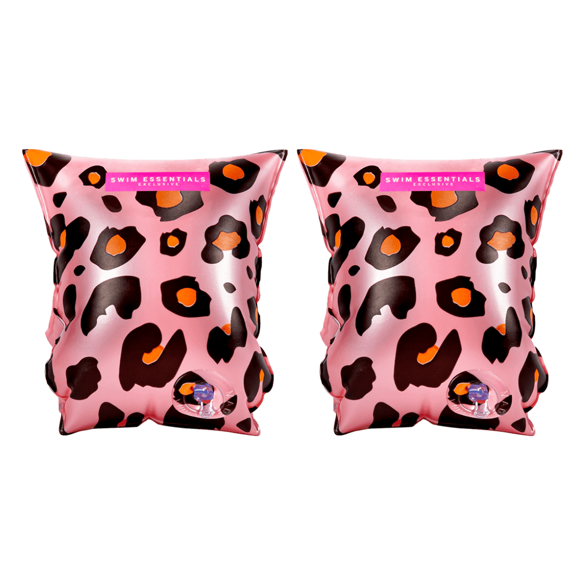 Swim Essentials Otroški rokavčki Leopard Rose gold - PUFFI