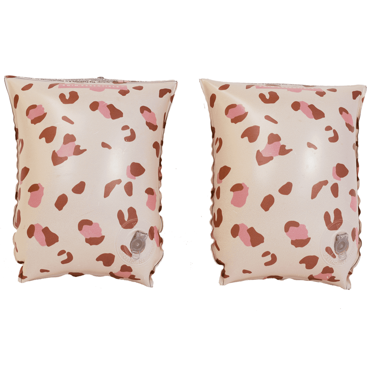Swim Essentials Otroški rokavčki Old Pink Leopard - PUFFI