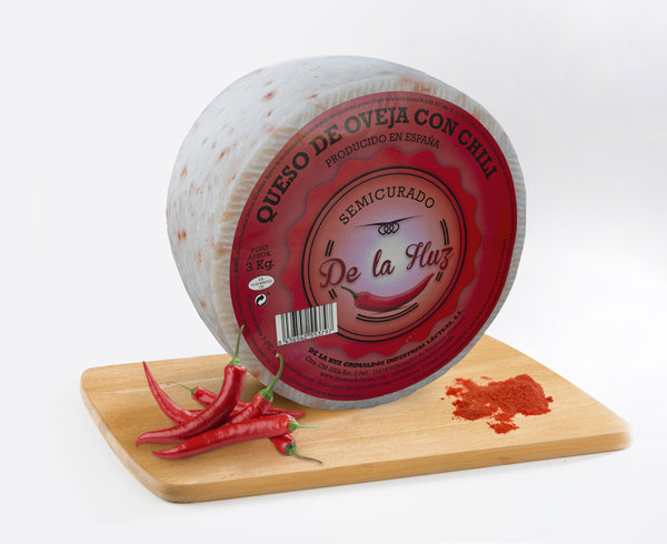 Cheese with Chili (3 Kg) - Cheese from La Huz