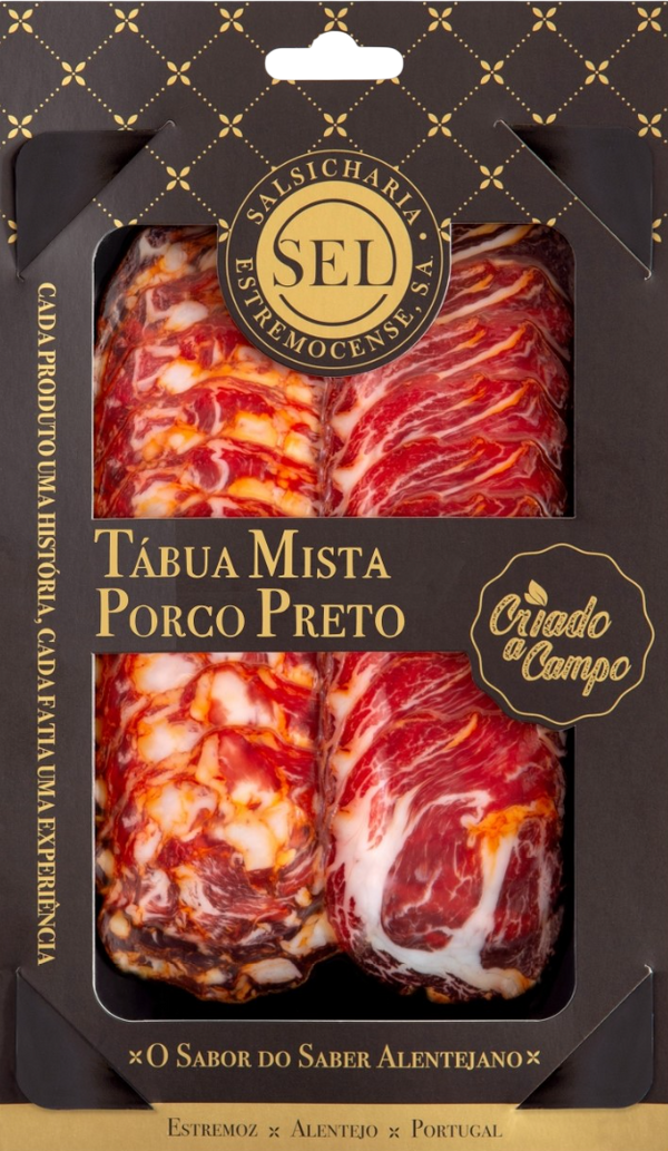 Mixed Board (Cachaço + Painho) of Sliced Black Pork