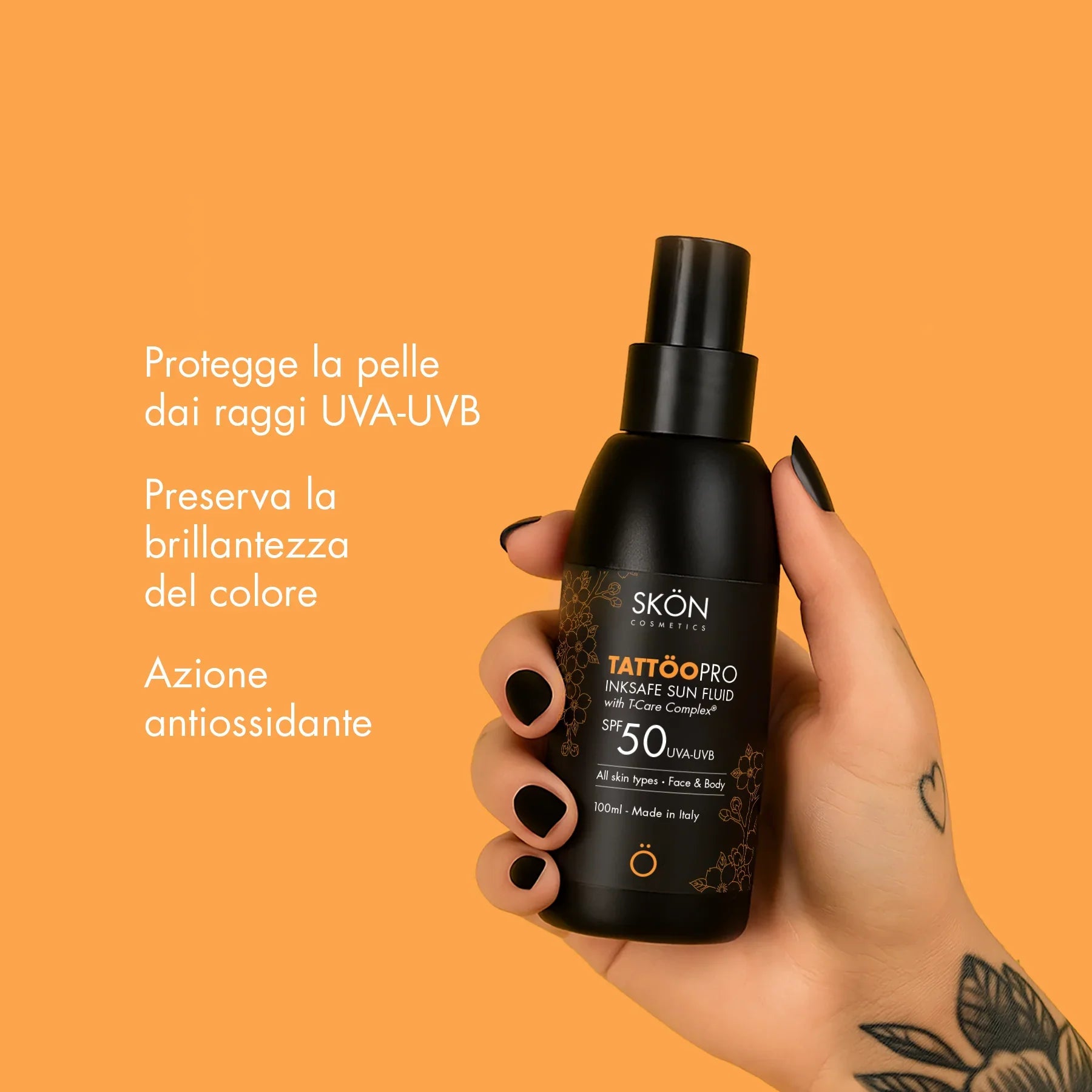 Fluid with high sun protection SPF50