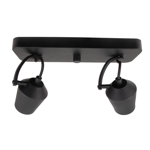 Deze zwarte Tavola plafondlamp heeft een modern ontwerp en voegt een strakke touch toe aan jouw interieur.