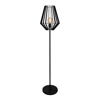De zwarte Tavola vloerlamp met modern design past perfect in elke sfeervolle woonkamer. Een eye-catcher van formaat!