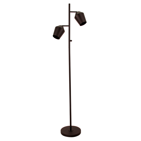Deze zwarte Tavola vloerlamp heeft een minimalistich design en past perfect in een moderne interieur. Een echte sfeermaker!
