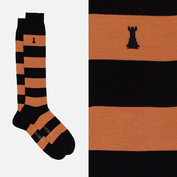 Raffaello - Chaussettes Rayées Longues