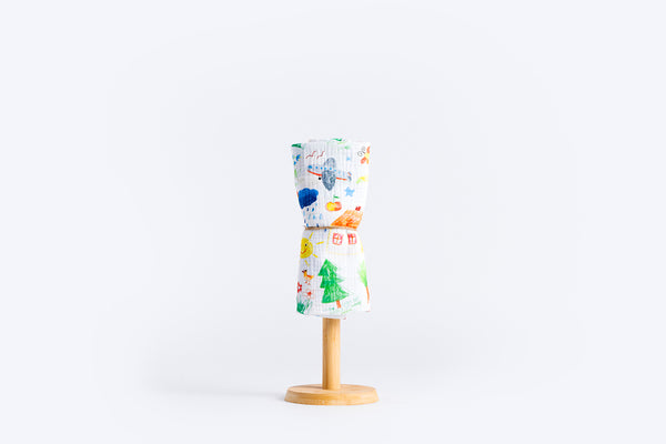 Children's Premium Muslin Tetra Diaper 65x65cm - Drawing