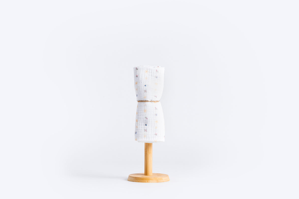Children's Premium Muslin Tetra Diaper 65x65cm - Flowers