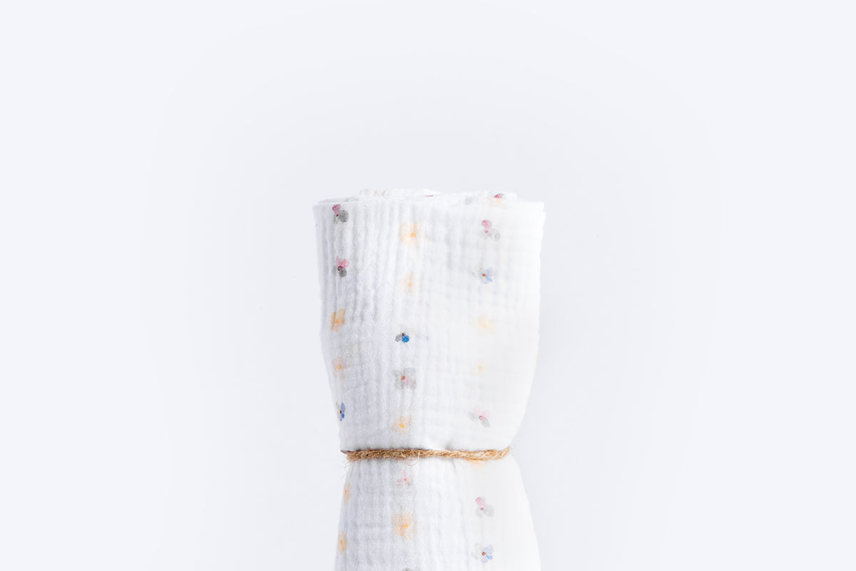 Children's Premium Muslin Tetra Diaper 65x65cm - Flowers