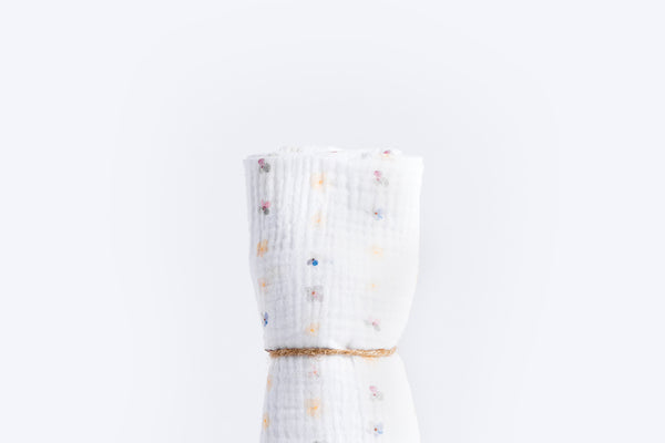 Children's Premium Muslin Tetra Diaper 65x65cm - Flowers