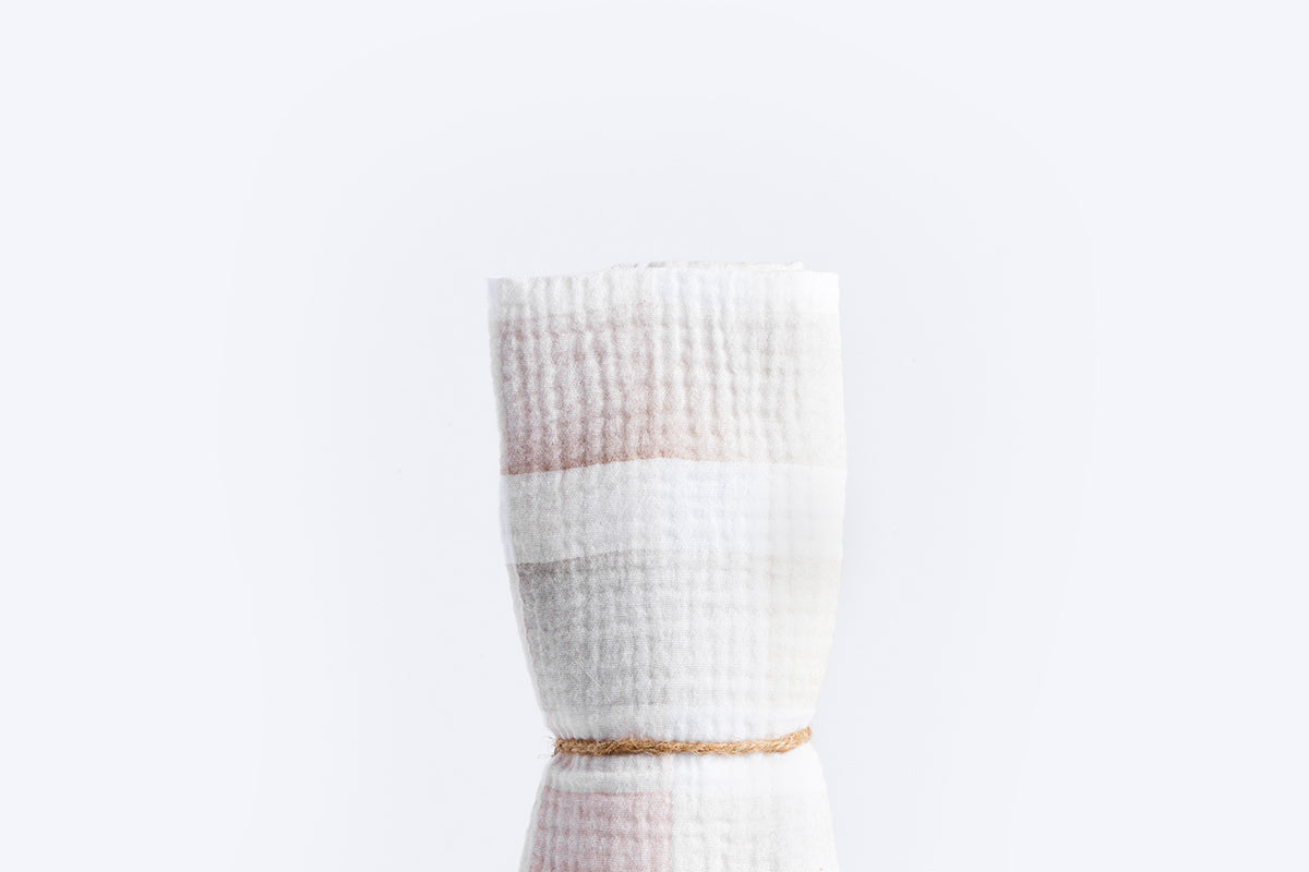 Children's Premium Muslin Tetra Diaper 65x65cm - Checked