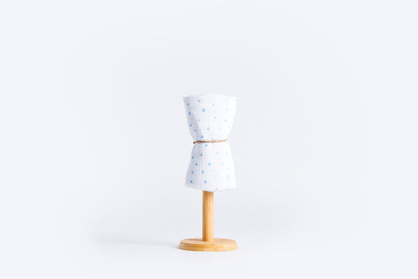 Children's Premium Muslin Tetra Diaper 65x65cm - Blue Stars