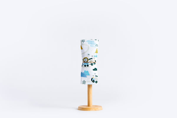 Children's Premium Muslin Tetra Diaper 65x65cm - Safari Animals