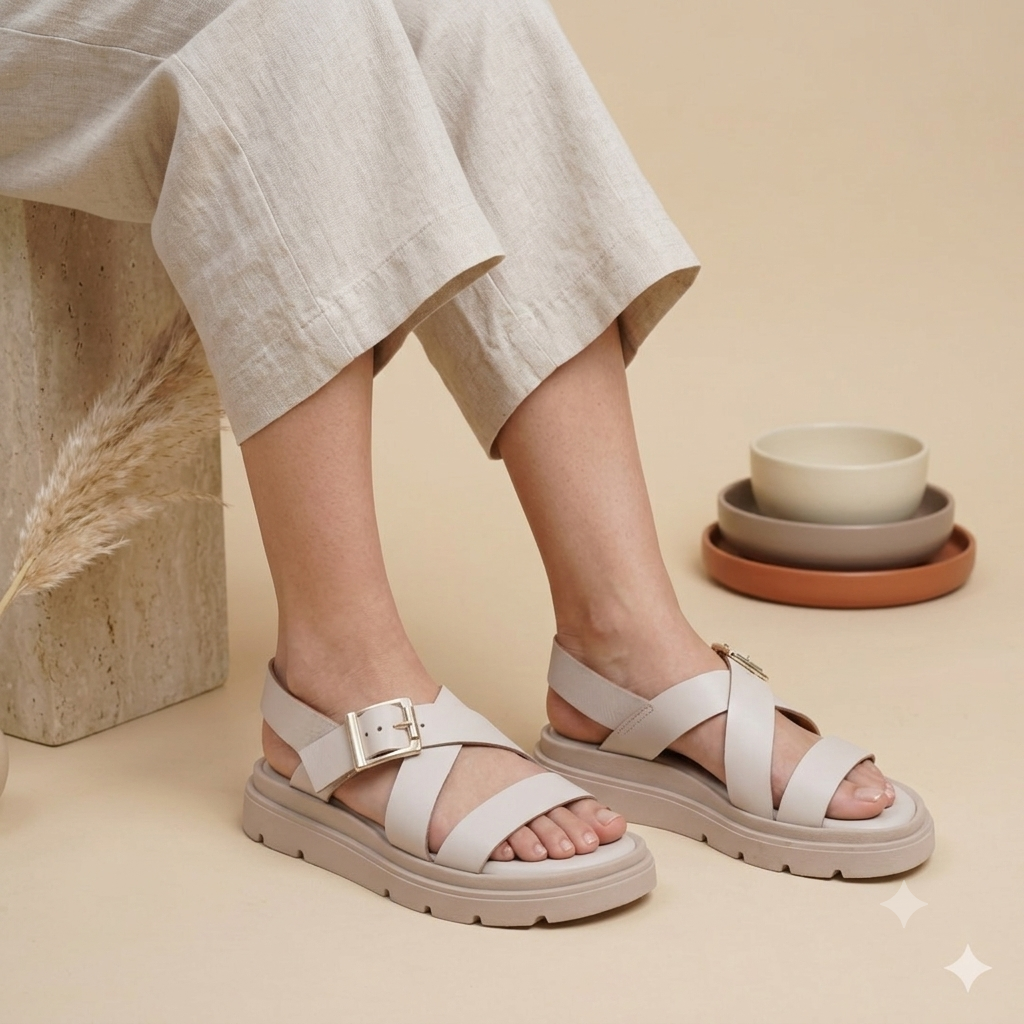 Tiziana Latte Macchiato Sandalen