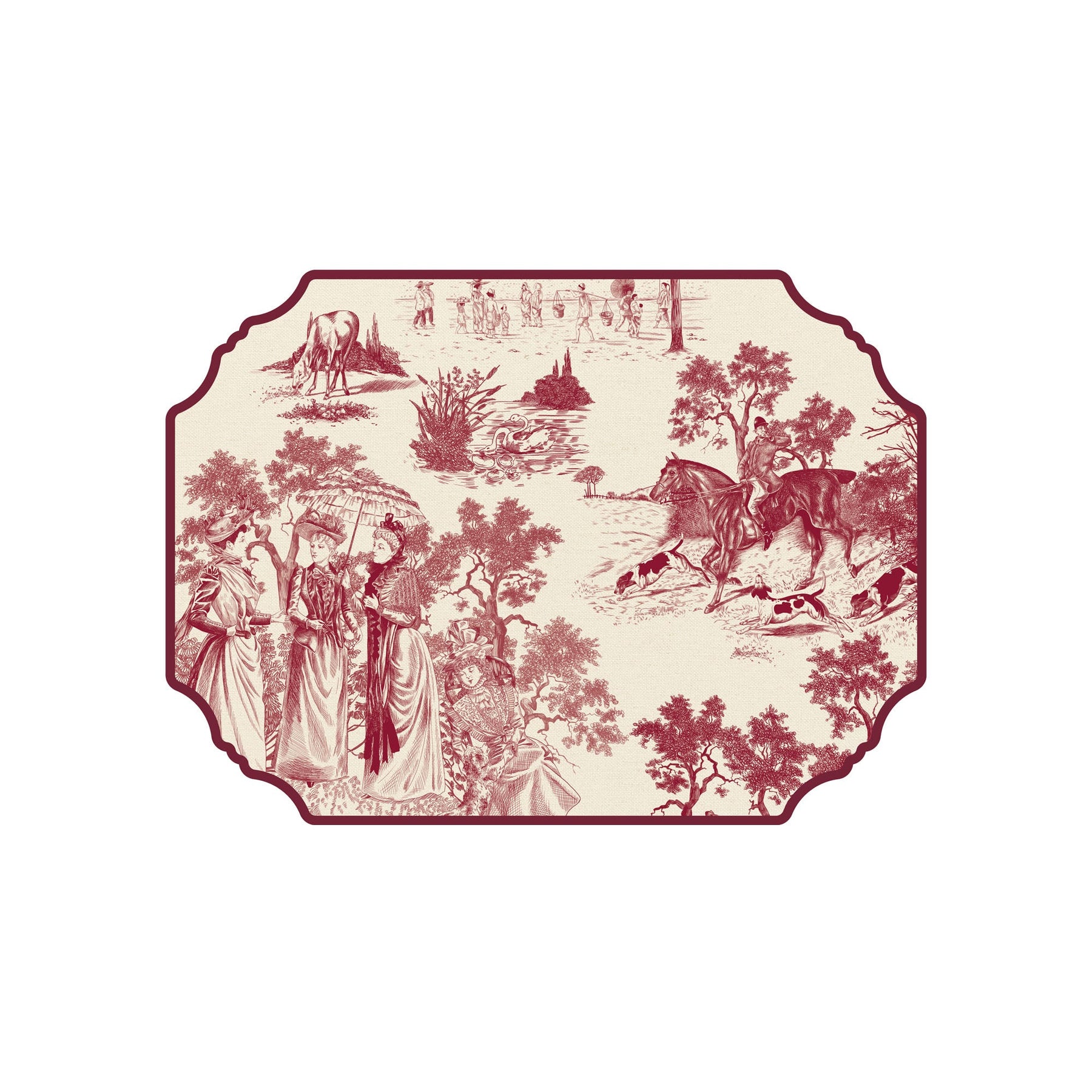 Sottopiatto Toile de Jouy
