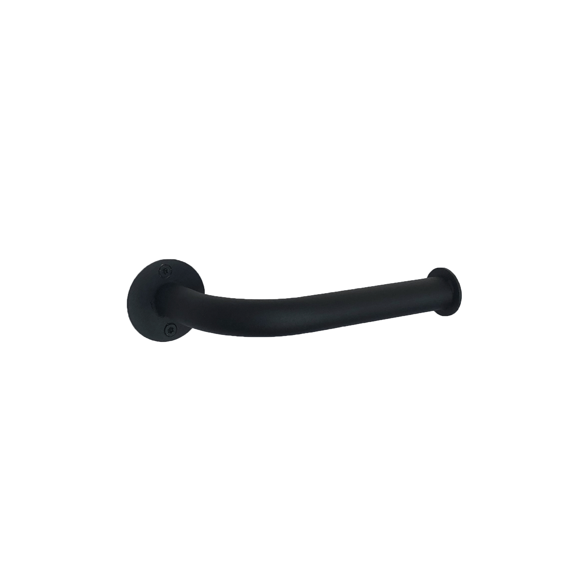 Industrial Toilet Roll Holder Matte Black