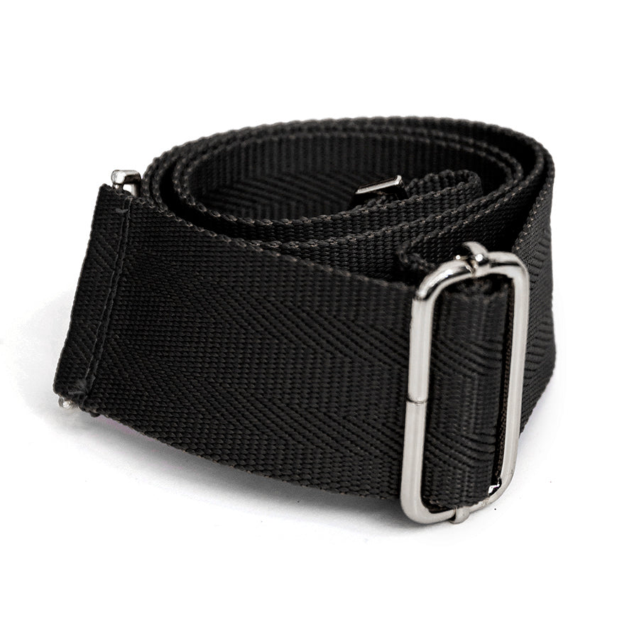 BLACK FABRIC SHOULDER STRAP