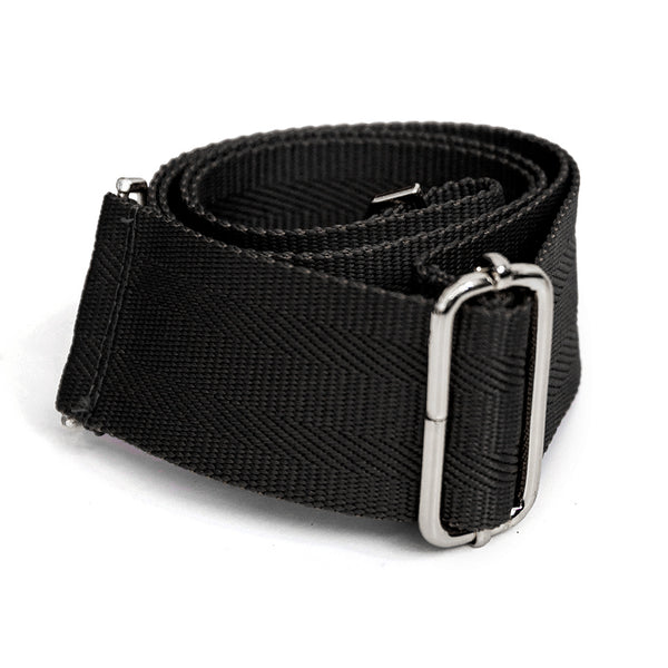 BLACK FABRIC SHOULDER STRAP