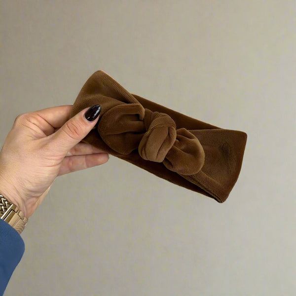 Trak z mašno Pliš - Čokolada - PUFFI