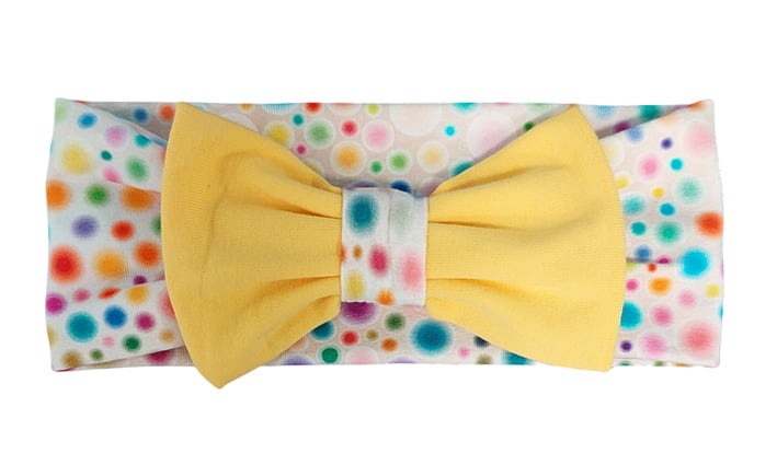 Headband with Bow - Dots