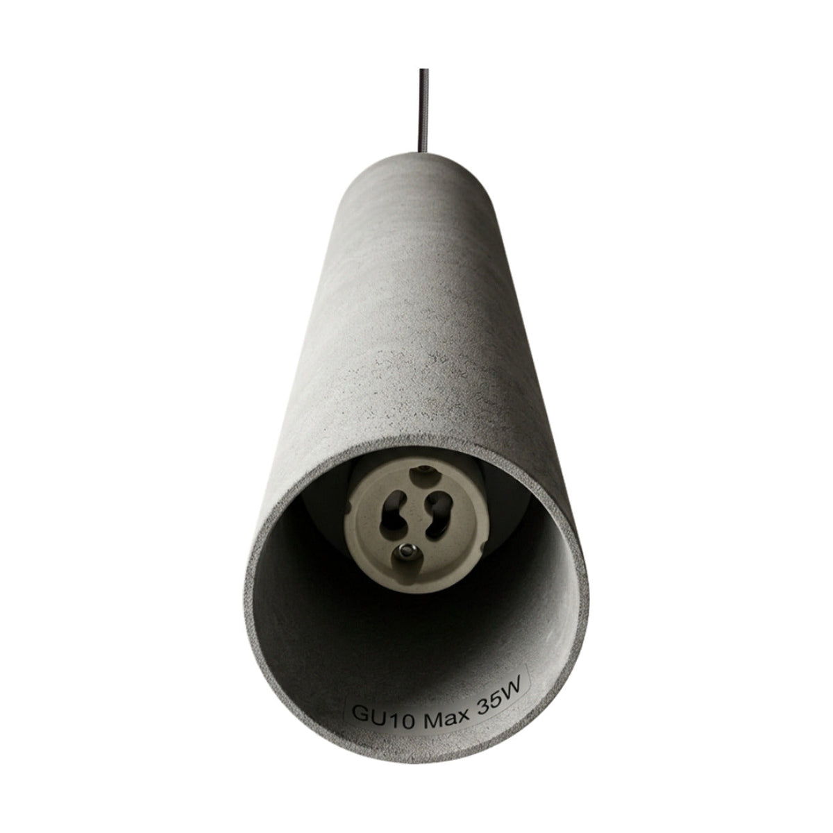 De grijze Tubo hanglamp heeft een industrieel design. Perfect voor een moderne uitstraling in jouw interieur.