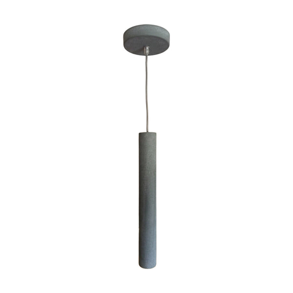 De grijze Tubo hanglamp voegt een industrieel accent toe aan je interieur.