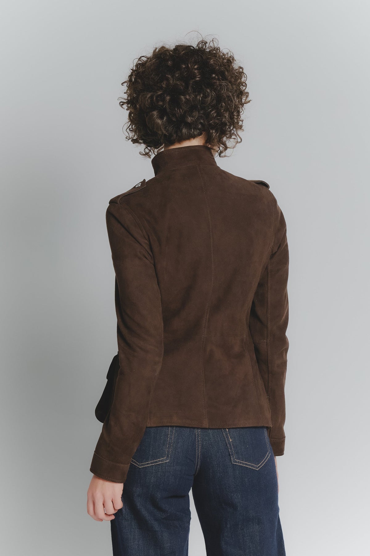 Tushna Sahariana Donna Camoscio 100% vera pelle Made in Italy - Barone Firenze