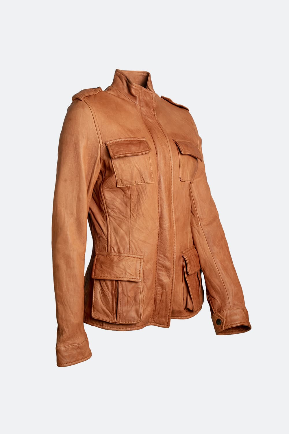 Tushna Vintage giacca donna 100% vera pelle Made in Italy - Barone Firenze