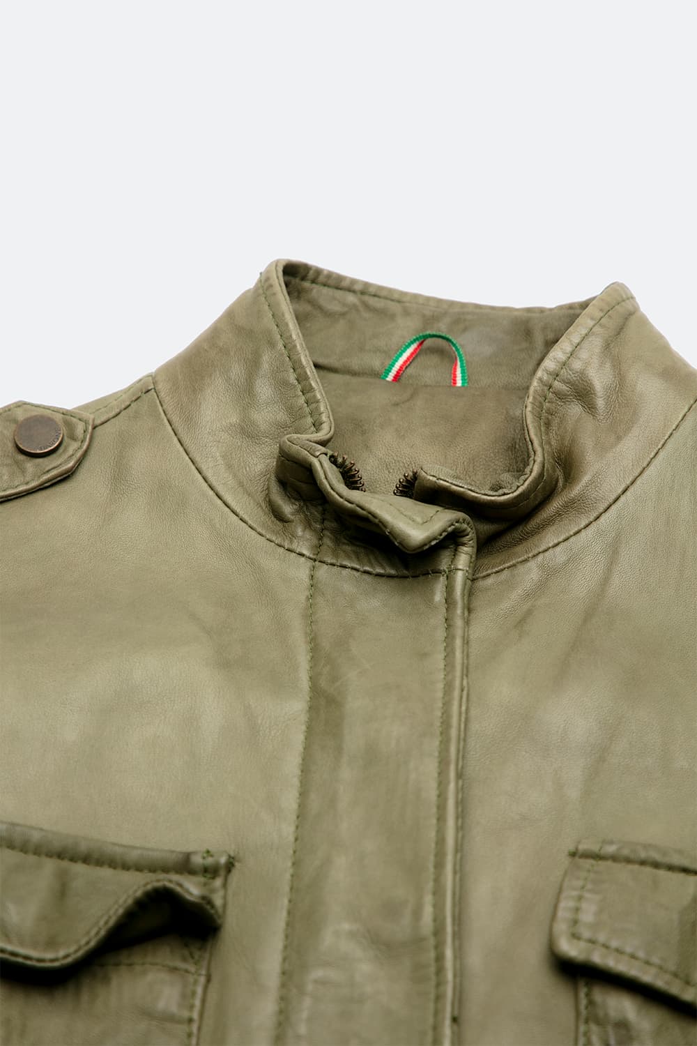 Tushna Vintage giacca donna 100% vera pelle Made in Italy - Barone Firenze