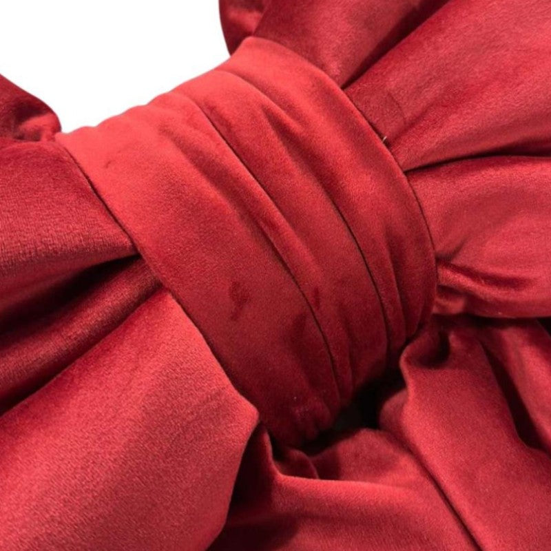 Christmas Rosso, Fiocco di Natale Rosso per Decorare Porte e Puntale Albero, ,  Arketicom