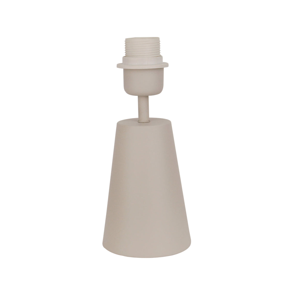 Met een zandkleurige afwerking voegt deze lampenvoet een warme touch toe aan je interieur. Perfect voor elke kamer.