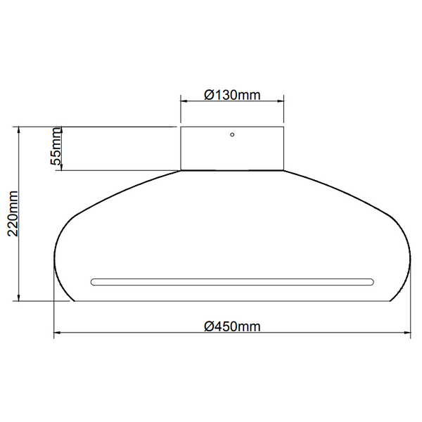 Deze crème plafondlamp heeft een modern design en geeft een warme uitstraling. Perfect voor sfeervolle verlichting in huis.