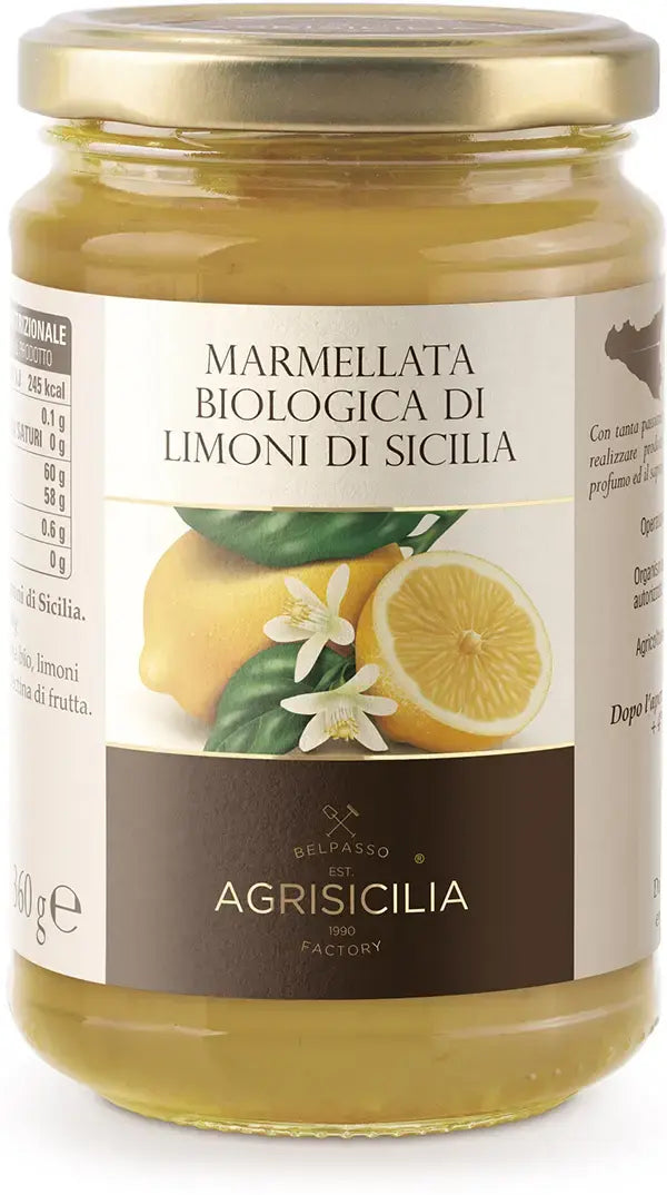 Marmellata di Limoni di Sicilia Biologica