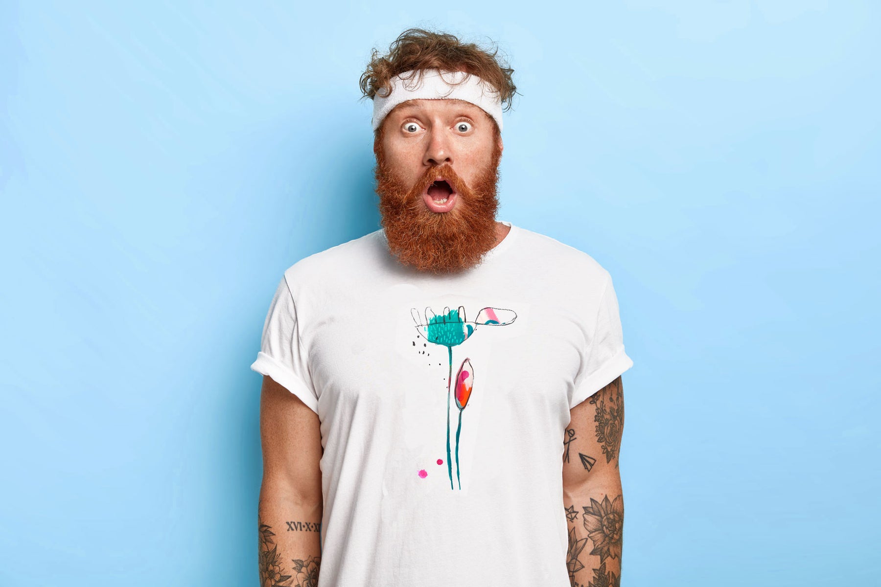 T-SHIRT Large Flower