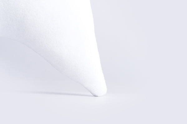 Cotton Velvet Decorative Star Cushion - White