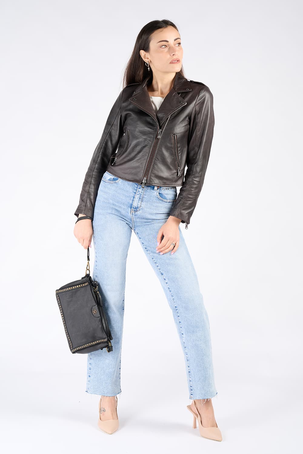 Venere borsa donna 100% vera pelle Made in Italy - Barone Firenze