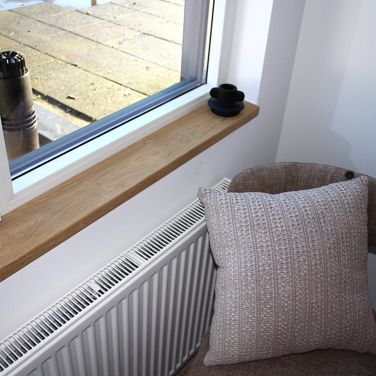 Wooden windowsill – oak – 20 mm – custom made