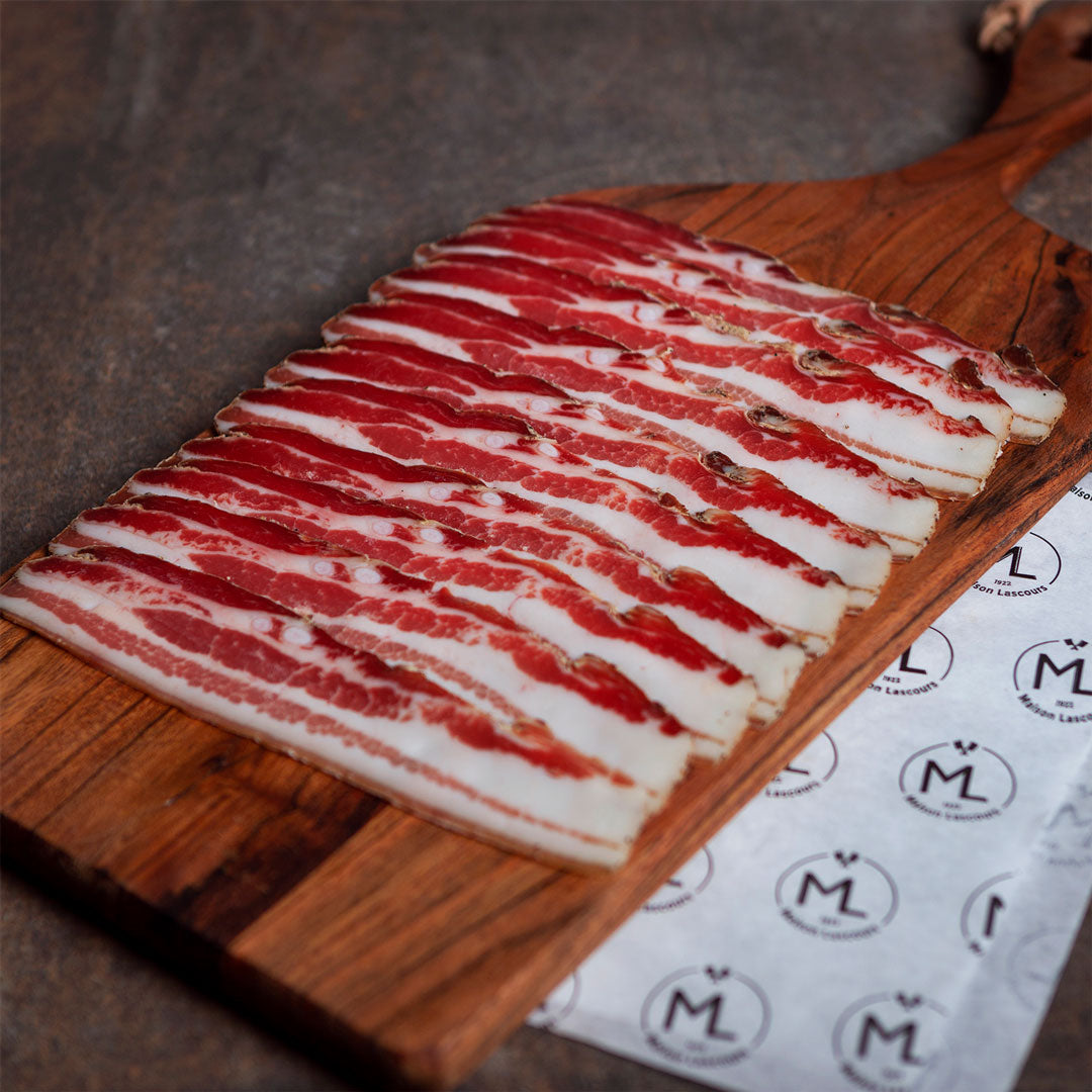 Poitrine de porc séchée tranchée de l'Aveyron