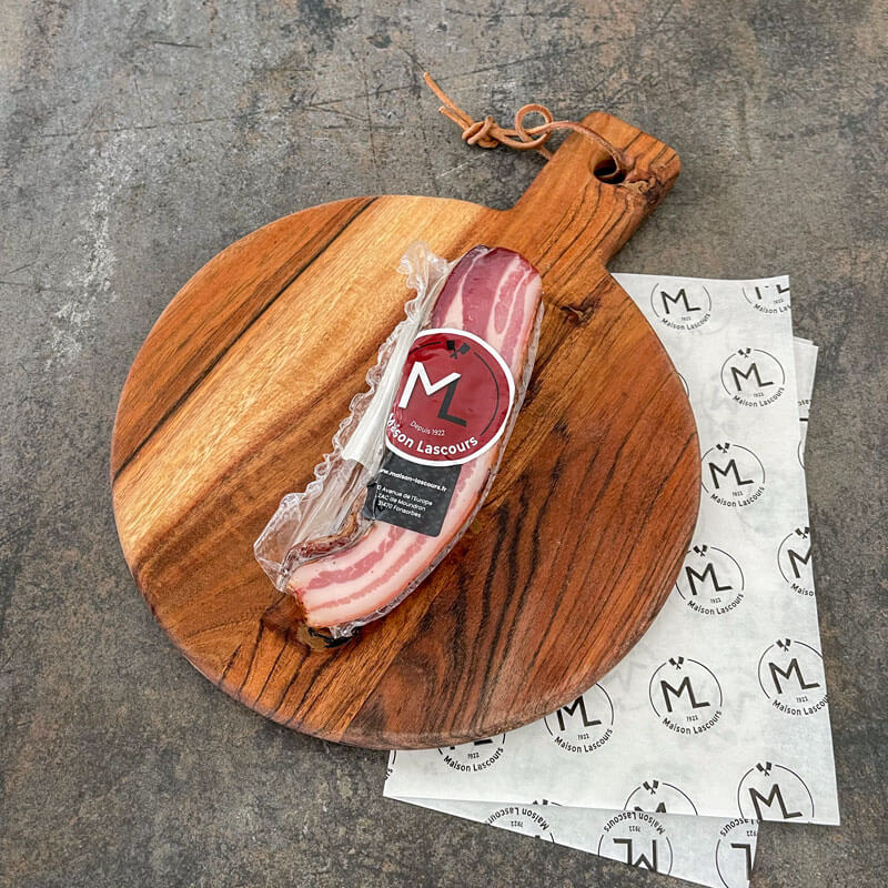 Dried Pork Belly from the Pyrenees for Lardons