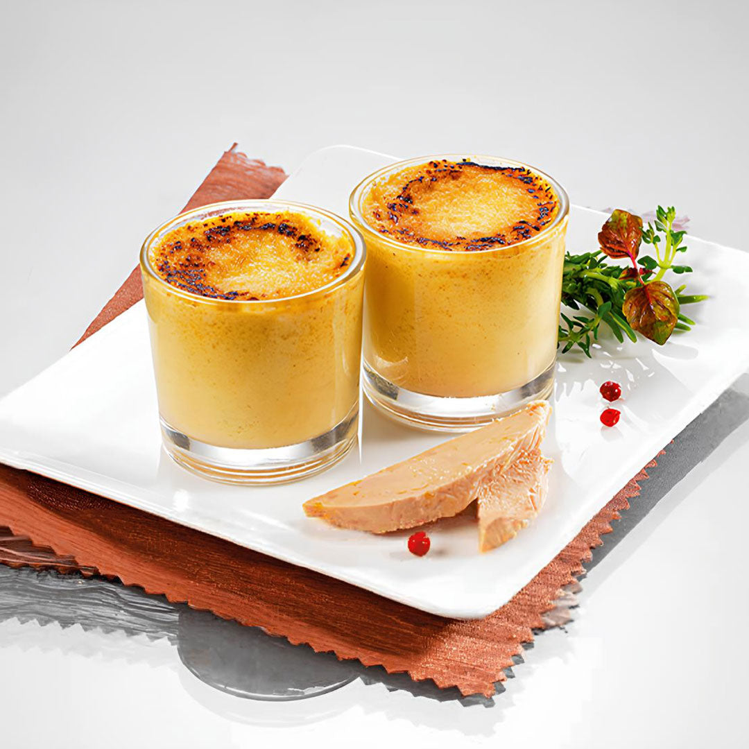 4 Verrines de Crème Brûlée au Foie Gras