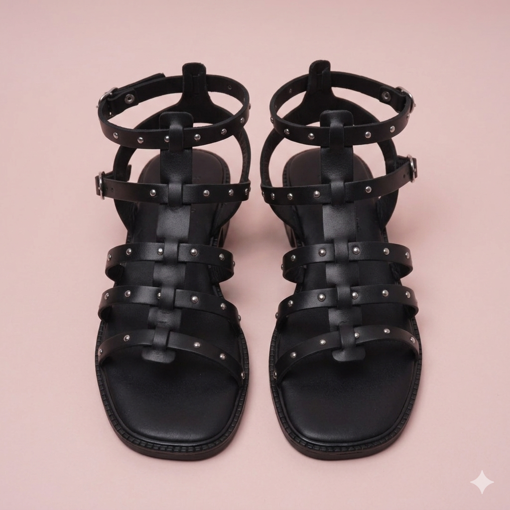 Vibia Black Sandal