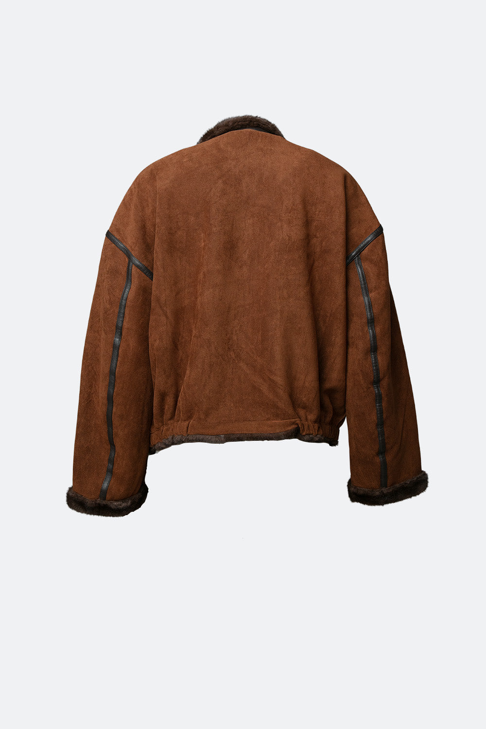 Viktoria Shearling Style Leather/Chocolate